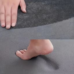 Soft Plush Kitchen Mat Square Flannel Water Absorbent Non Slip Rug for Bathroom Toilet Entrance Hallway