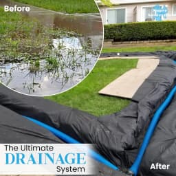 Heavy-duty non-woven geotextile, suitable for gardens, flower beds, soil separation, surface coverage, and lawn beautification