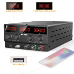 Nice-Power Adjustable DC Power Supply 30V 10A Lab Power Supply 300W Voltage Regulator Stabilizer 60V 5A Switching Bench Source
