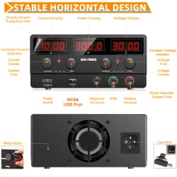 Nice-Power Adjustable DC Power Supply 30V 10A Lab Power Supply 300W Voltage Regulator Stabilizer 60V 5A Switching Bench Source