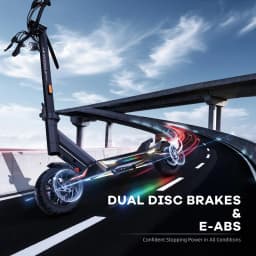 ONECNA T3PRO T3 Electric Scooter 32MPH,1500W 1000W Fast E-Scooter for Adults and Teens,10 Inch Off-Road Tires, Portable and Foldable Long Range Escooter Commuter RGB