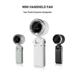 Portable Mini Handheld Fan USB Rechargeable Long Battery Life 3-in-1 Personal Turbo Cooling Fan for Outdoor, Travel, Office