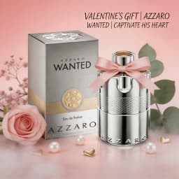 Azzaro Wanted Eau De Parfum, Energizing & Intense Men's Cologne, Woody Aromatic & Spicy Fragrance, Long Lasting Scent with Juniper Berries, Sage and Vetiver