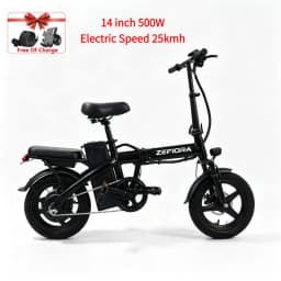 14 Inch 500W Ebike with Ergonomic Adjustable Seat, UL2849 Safety Certified, Front Brake, Factory Original, US Warehouse Shipping