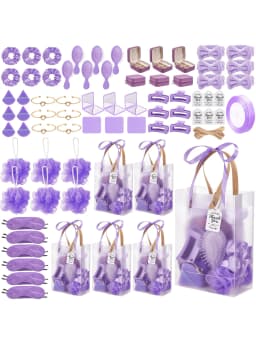Baby Shower Prizes Modern Sleek 74 Pcs Blue Game Winners Gifts Clear Tote Bags Spa Headbands Puffs Mirrors Jewelry Boxes For Bridal Shower Bachelorette Party Wedding Favors Party Supplies Housewarming Gift Mother's Day Gift