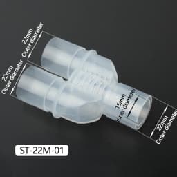 Breathing Circuit Corrugated Tube L Y Shape Connector Straight Connection Adapter Respiratory Anesthesia Tube Connector