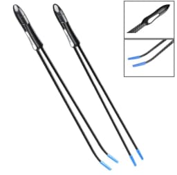 Vastocean Carbon Fiber Tweezers 495mm Saltwater Coral Straight Curved Elbow Marine Aquarium Tweezers