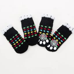 4Pcs/set Cute Pet Fashion Pet Socks Anti Slip Skid Bottom Lovely Puppy Dogs Pet Knits Socks for Cats Dog Toy Supplies