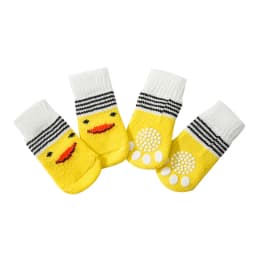 4Pcs/set Cute Pet Fashion Pet Socks Anti Slip Skid Bottom Lovely Puppy Dogs Pet Knits Socks for Cats Dog Toy Supplies