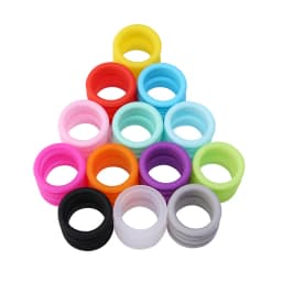 Fenice Pet Scissors Silicone Finger Rings Imported Soft Finger Non Slip Ring Beautician Finger Set Ultra Soft and Comfortable