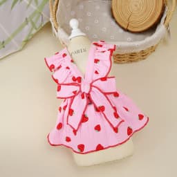 Dog Princess Dress Cute Pet Dog Mesh Dress Kitten Puppy Pet Skirt Dog Summer Dress Bow Lace Korean Poodle Chihuahua Dog Clothes