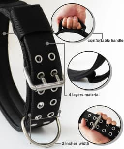 Adjustable Pet Tactical Dog Collar Durable Double Buckle German Shepherd Training Leash and Collar Large Medium Dogs Accessories