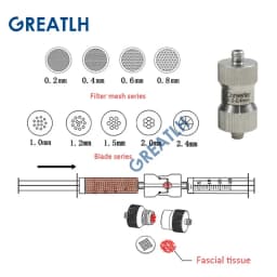 Nano Fat Filter Nano Fat Converter Autoclavable Fat Grafting Tool Liposuction Tools Stainless Steel