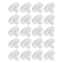 20 Pcs Fish Tank Coral Base Decoration Nurture Supplies Frag Plug Reproduction Ceramics Aquarium Support Coral Plug Fish Tank