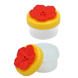 1pcs Plastics Hummingbird Feeder Bird Water Bottle Hanging Garden Outdoor Plastic Flower Iron Hook Bird Feeder
