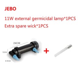 JEBO 220~240V 5W~36W UV Sterilizer Lamp Light Water Cleaner For Aquarium Pond Fish Tank Ultraviolet Filter Clarifier