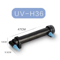 JEBO 220~240V 5W~36W UV Sterilizer Lamp Light Water Cleaner For Aquarium Pond Fish Tank Ultraviolet Filter Clarifier