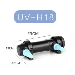 JEBO 220~240V 5W~36W UV Sterilizer Lamp Light Water Cleaner For Aquarium Pond Fish Tank Ultraviolet Filter Clarifier