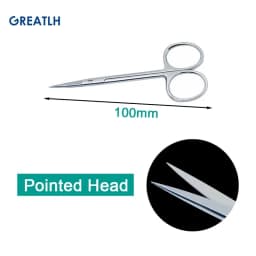 1pcs Orthopedic Surgical Scissors Straight Scissors Stainless Steel Orthopedic Veterinary Instrument Round/Point Head pet