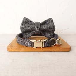 Cat Collar with Bell Bow Personalized Engraving Nameplate Kitten Collars Cat Necklace Customized Small Dogs Chihuahua Yorshire
