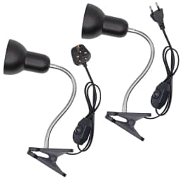 UVA+UVB 3.0 Reptile Lamp Holder Set with Clip-on Thermometer Hygrometer Lizard Turtle Tortoises Tools Basking Heating Bulb 220V