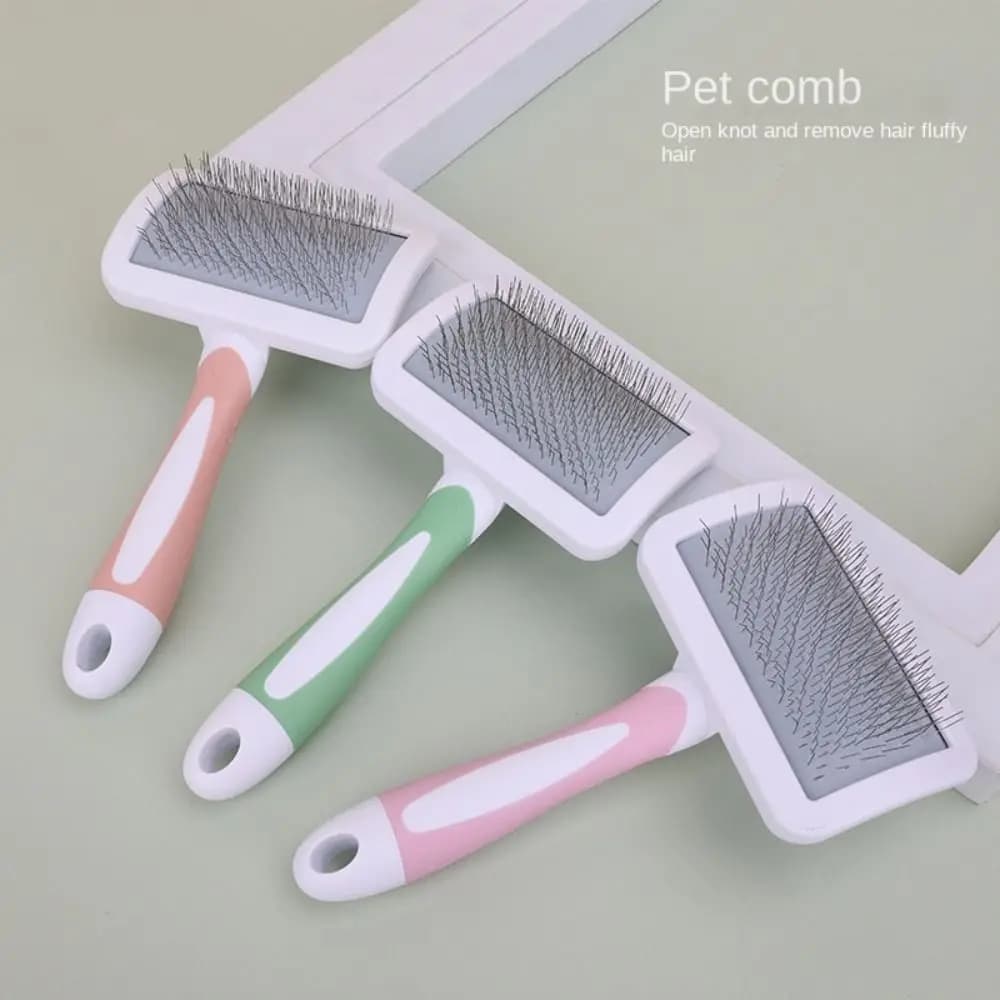 Pet Hair Shedding Comb Dog Cat Brush Grooming Long Hair Indoor Hair Remover Cleaning Beauty Slicker Pet Supplies