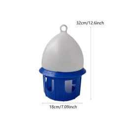 Bird Water Drinker Pigeon Water Dispenser Feeder Bird Cage Accessories Large Capacity Bird Cage Accessories with Hanging Handle