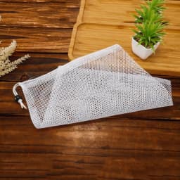 10Pcs Filter Net Bag Mesh Bag Acquarium Pond For Bio Ball Carbon Media Ammonia Aquarium Fish Tank Isolation Bag White