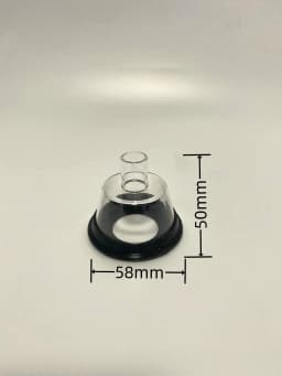 Nebulized oxygen mask for pet, animal respiratory mask for cat and dog