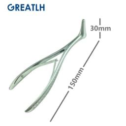 Medical Nose Mirror Speculum Lens Nostril Pliers Nasal Cavity Examination Nasal Expander Nasal Speculum Nasal Dilation Forceps