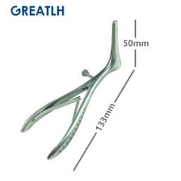 Medical Nose Mirror Speculum Lens Nostril Pliers Nasal Cavity Examination Nasal Expander Nasal Speculum Nasal Dilation Forceps