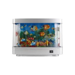 Dynamic Virtual Ocean Led Fish Tank Lamp Dolphin Artificial Tropical Landscape Aquarium Mood Night Light Cute Room Decoration