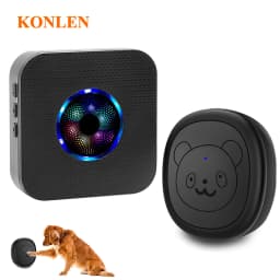Smart Dog Doorbell Wireless for Potty Training Doggie Food Chime Door Bell Touch Button for Pet Puppy Ring to Go Outside KONLEN