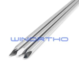 10pcs Stainless steel K Wire kirschner dia0.8/1.0/1.2/1.4/1.6/1.8/2.0/2.5/3.0x150mm Single end pet Orthopedic Instruments