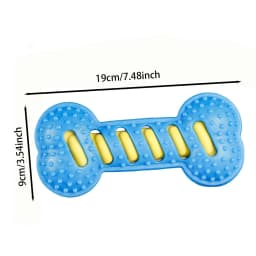 Resistant Bite Resistant Pet Toy Toothbrush Bone Sturdy Dog Toy Interactive Puppy Game Toy Dog Bone Rubber Puppy Chew Toy Dog