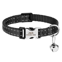 Personalized Cat ID Collar Anti-lost Puppy Cats Name Collars Custom Pet ID Name Tag Collars For Small Dogs Cats Bell Accessories