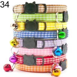 100Pcs Collar for Dogs Cat Necklace Training Choker Neck Personalized Cartoon Printed Dog Id Tag Accessories Anti-lost