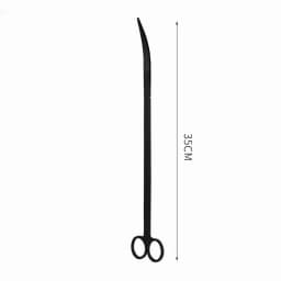 35cm Overlength Large Water Grass Trimmer Stainless Steel Scissors Tweezers Fish Tank Landscape Straight Curved Shears