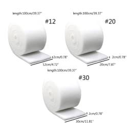 Fish Tank Filter Media Pad, Water Polishing Pad for Aquarium, Cut to Fit for Fresh Water, Salt Terrariums for Pon