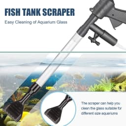 Manual Water Changer Fish Tank Cleaning Tool Aquarium Sand Gravel Cleaner Siphon Principle Fish Tank Accessories