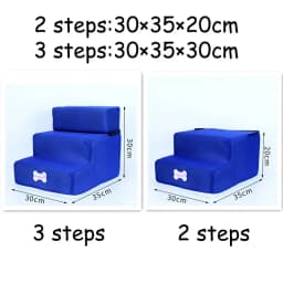 Hot Dog House Dog Stairs Pet 2/3 Steps Stairs for Small Dog Cat Pet Ramp Ladder Anti-slip Removable Dogs Bed Stairs Pet Supplies