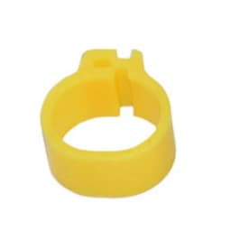 100Pcs 10mm Birds Pigeon Foot Rings Small Poultry Foot Ring 10 Colors Plastic Dove Clip Quail Pigeon Foot Ring Pet Bird Supplies