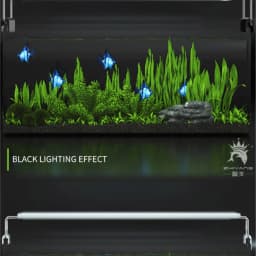 Aquarium LED Light Super Slim Fish Tank Aquatic Plant Grow Lighting Waterproof Bright Clip Lamp RGB LED 20-63cm for Fish Tank