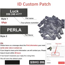 Dropshipping Dog Harness Vest ID Patch Customized Reflective Breathable Adjustable Pet Harness For Small Large Dogs NO PULL