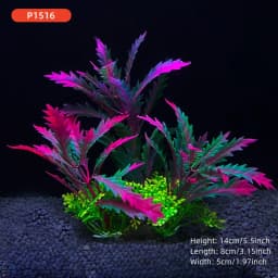 14cm/5.5inch Fish Tank Simulation Plant Aquarium Artificial DIY Decor Plants Water Grass Fish Tank Decorations