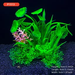 14cm/5.5inch Fish Tank Simulation Plant Aquarium Artificial DIY Decor Plants Water Grass Fish Tank Decorations