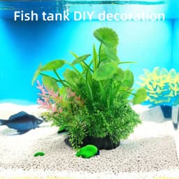 14cm/5.5inch Fish Tank Simulation Plant Aquarium Artificial DIY Decor Plants Water Grass Fish Tank Decorations