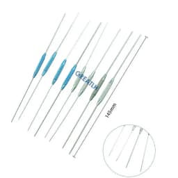 4pcs/set Stainles Steel/Titanium Double Hended Lacrimal Passage Probe Veterinary Ophthalmic Flushing Tool Eye Instrument