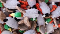 Cute Plush Duck Sound Toy Stuffed Squeaky Animal Squeak Dog Toy Cleaning Tooth Dog Chew Rope Toys Pet Dog Accessories Toys