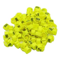 50 pcs Number (01-50) Inner Diameter 10mm Pigeon Leg Poultry Dove Bird Parrot Clip Rings Band Foot Ring Pigeon Supplies